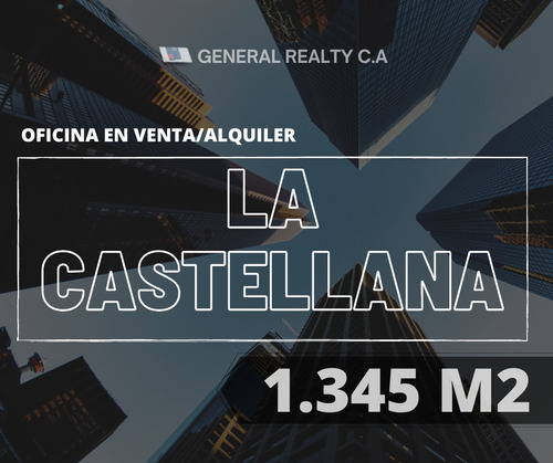 1.345 M2 Oficina En Alquiler Y Venta La Castellana