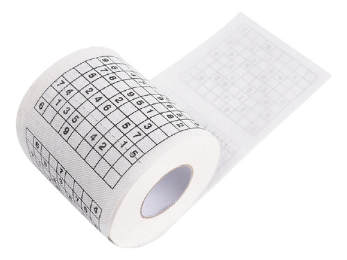 O Rolo De Papel Higiênico Sudoku Sudoku Imprimiu O Papel