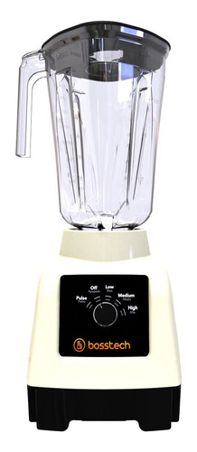 Licuadora 550w Plástico 2l Perilla 3vel Bosstech B3 Beige