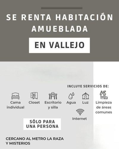 Hospedaje Cerca De Metro La Raza Y Misterios. Sin Aval