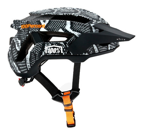 Casco Bici Mtb 100% Altis Helmet Snake Skin Color Negro Talla Xs/sm