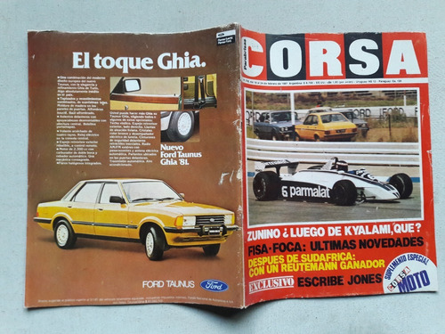 Revista Corsa Nº 768 Febrero 1981 - F1 - Superbikes - Zunino
