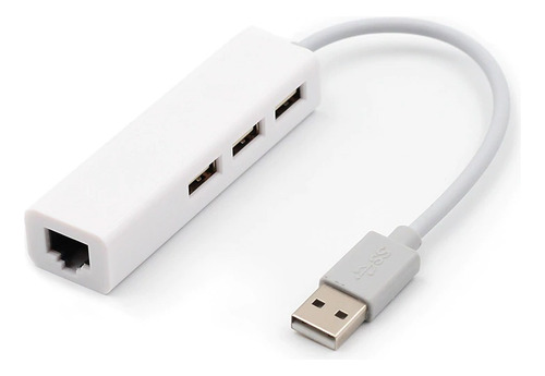 Adaptador Hub Usb A Ethernet Red Lan Rj45 + 3 Usb A 2.0