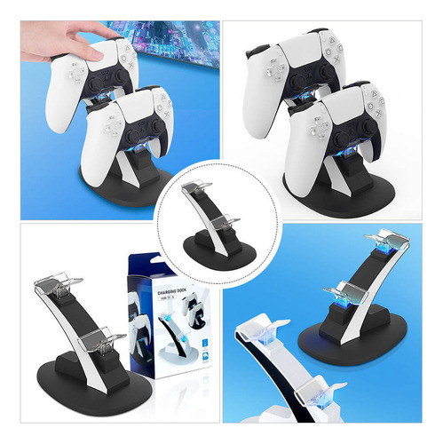 // Base De Carga Dual Para Controlador De Juegos