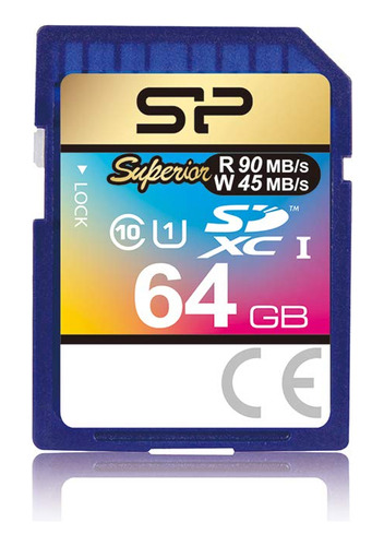 Silicon Power Superior Uhs-i 64 Gb Sdxc Tarjeta Memoria 