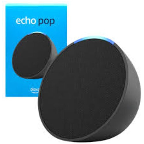 Alexa Amazon Echo Pop Con Asistente Virtual Negro Charcoal