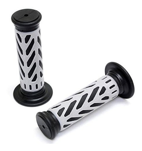 Krator Atv Pwc Mano Grips Negro Gris Par Goma Para Polaris