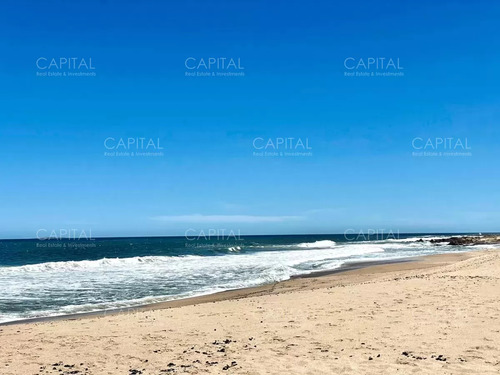 Lote Primera Linea Frente Al Mar En Montoya, La Barra, Punta Del Este En Venta, Ideal Para Edificaciones E Inversores