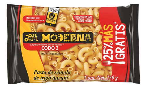 Sopa De Codo La Moderna N.2, 250 G