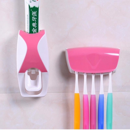 Dispensador De Pasta Dental Con Guarda Cepillos