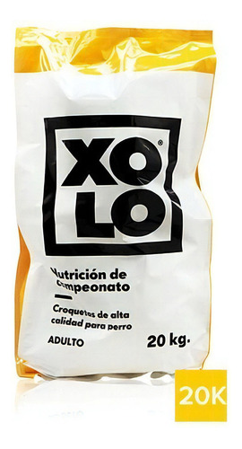 Alimento Xolo para perro adulto sabor carne en bolsa de 20kg