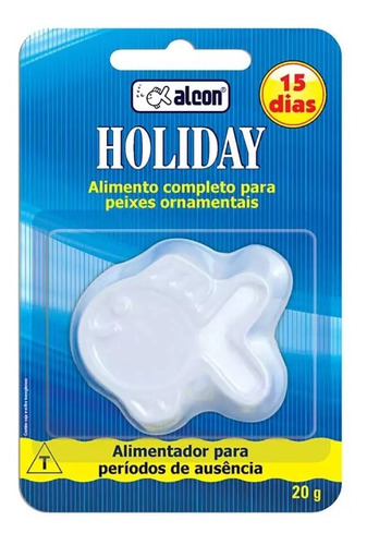 Alcon ração para peixes holiday para 15 dias