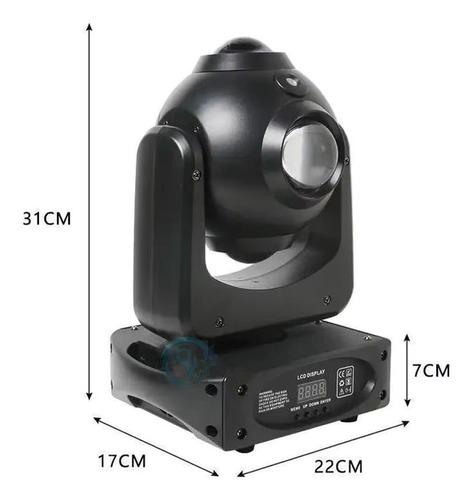 Scanner Iluminação Moving Head 4x20w Rgbw Laser 2x100mw
