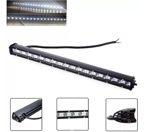 Pack X4 Barra Recta Led 54w Neblinero 50cm 4x4