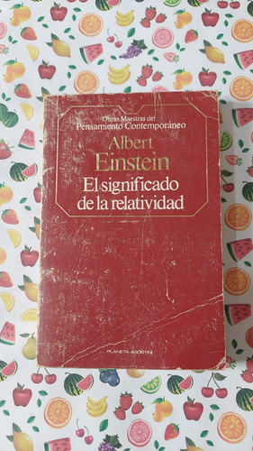 El Significado De La Relatividad - Albert Einstein - Ed Plan