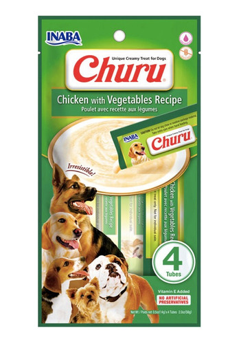 Churu Perro Pollo Con Vegetales (4 X 14 Grs)