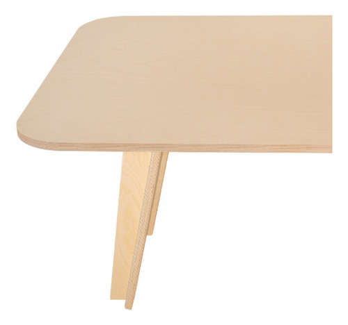 Mesa Infantil Duduk Rectangular Abedul Sin Barniz - Duduk Natural