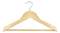 Comprar Kit 10 Cabide De Madeira Marfim Com Verniz Infantil