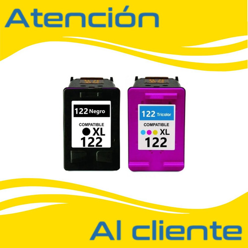 Cartuchos Alternativos 122 Xl Combo Negro Y Color 2050