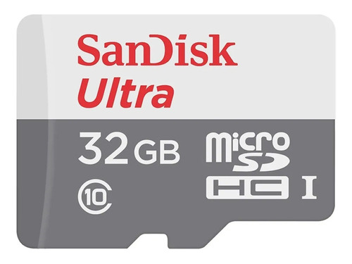 Micro Sd Sandisk 32gb 100mb/s (sdsqunr) C10