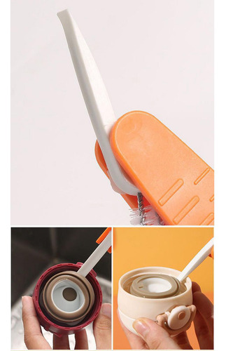 2 Cepillo Para Tazas, Cepillo Para Platos De Cocina, Cepillo