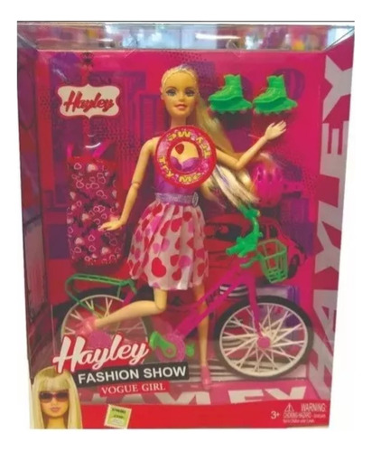 Muñeca Barbie Bicicleta Mas Accesorios Dia Del Niño Navidad