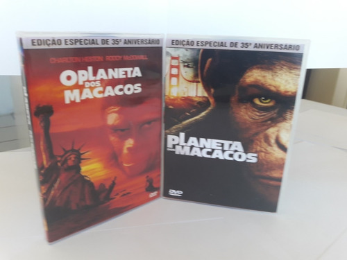 Imagem 3 de 5 de Dvd Filmes Coleção O Planeta Dos Macacos (9 Dvds)