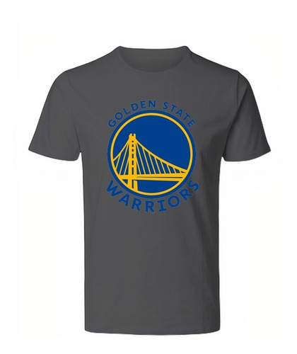 Polera Warriors Golden State Nba Algodon Estampada