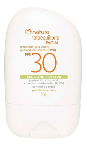 Gel Crema Protector Facial Fps 30