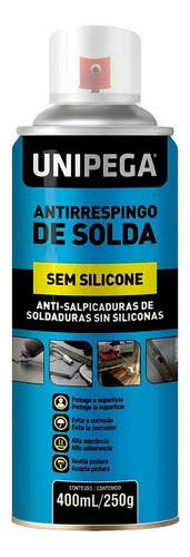 Anti Respingo De Solda Spray Sem Silicone 400ml/250g Unipega