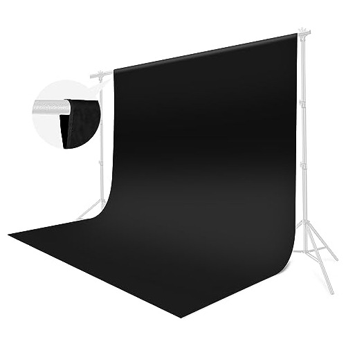 Jinsui 10x10 Ft Black Backdrop Antecedentes Para La Kqqcd