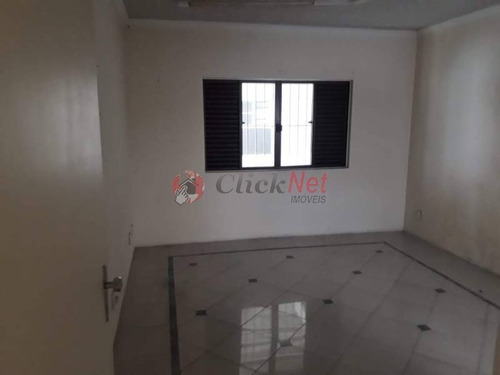 Imagem 3 de 13 de Casa Térrea Vago Localizado No Bairro De Rudge Ramos, São Bernardo Do Campo, Com 3 Dormitórios, Sendo 1 Suíte, 2 Vagas, 204 M2. - 6127