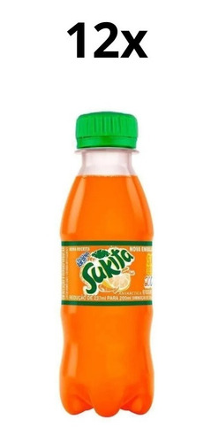 Refrigerante Sukita Laranja Pet 200ml Caixa C/12 Un