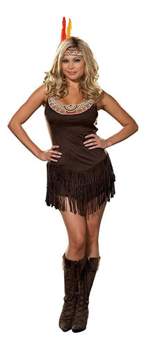 Vestido Dreamgirl, Princesa Nativa Americana Pocahottie S