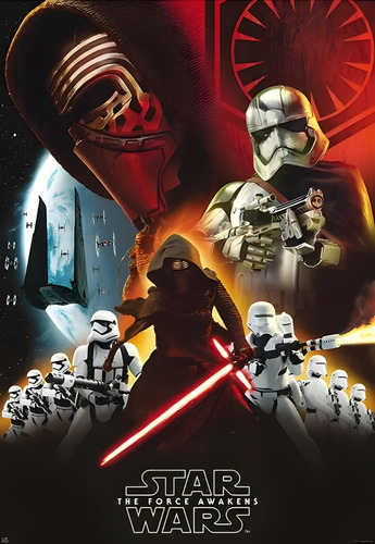 Poster Star Wars Autoadhesivo 100x70cm#1606