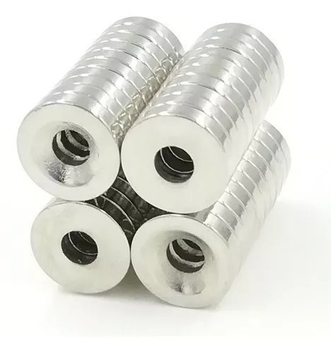 Iman Neodimio Avellanado 12mm X 3mm 3mm Ring Anillo 10 Pzs