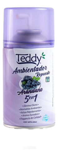 Ambientador Teddy Aroma Arandano 5 En 1 De 250ml