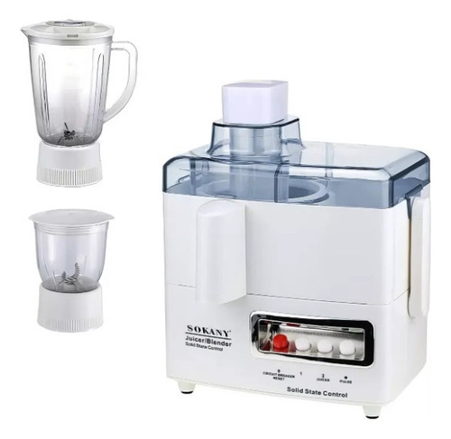 Licuadora 4 En 1 Extractor De Jugo Procesador De Alimentos