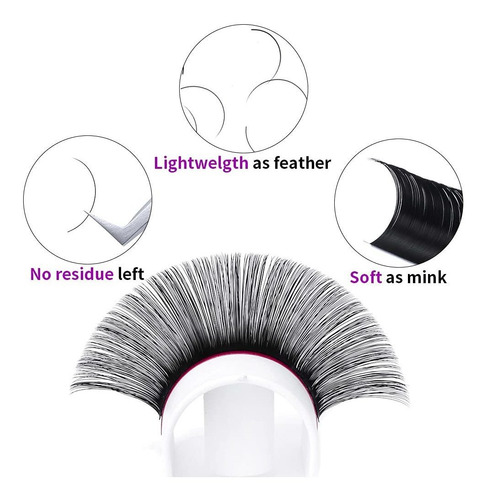 Eyelash Extensions D Curl 0.15mm Classic Lashes Extension 20