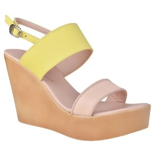 Sandalias Taco Chino De Mujer De Cuero Lappas - Ferraro