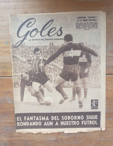 Revista Goles 373 - 2/08/55 Boca Chacarita