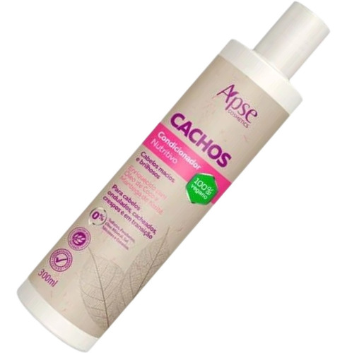 Condicionador Cachos Vegano Nutritivo Apse 300ml