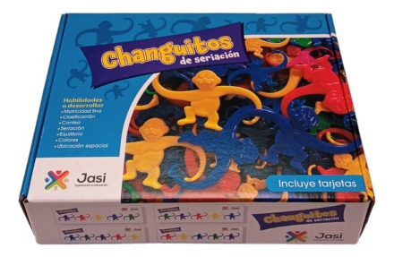 Juego Didáctico Changuitos Chi, 70 Pzas Tarjetas D Seriación