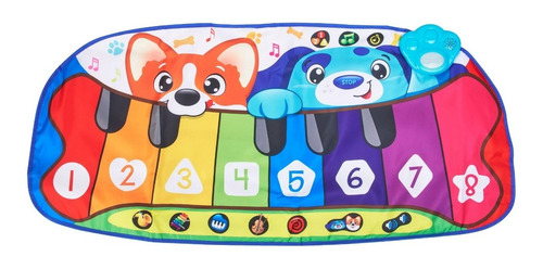 Imagen 2 de 7 de Piano Teclado Alfombra Musical Tapete Bebes Niños