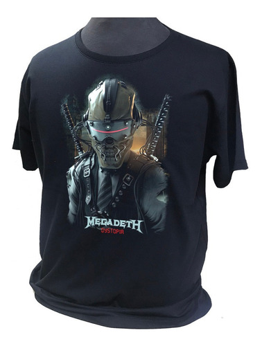 Remera Bandas Rock Megadeth Dystopia