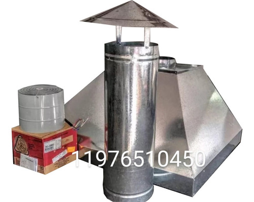 Kit Coifa Industrial Completa Frete Grátis Alagoas (al)