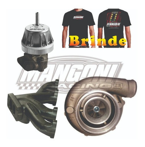 Kit Turbina Zr .50 + Coletor Escape + Wastegate  + Brindess