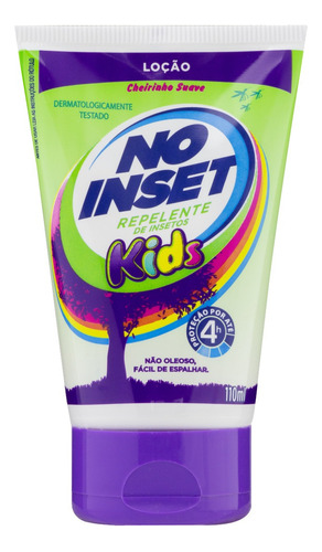 Repelente Loção Suave No Inset Kids Bisnaga 110ml