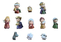 Comprar 11x Set Nacimiento De Jesús Estatua Decoración Estatuas