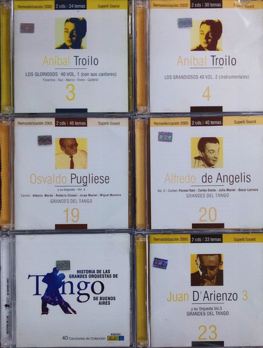 Tango - Ofeta 6 Cds Dobles Nuevos  Varios Artistas